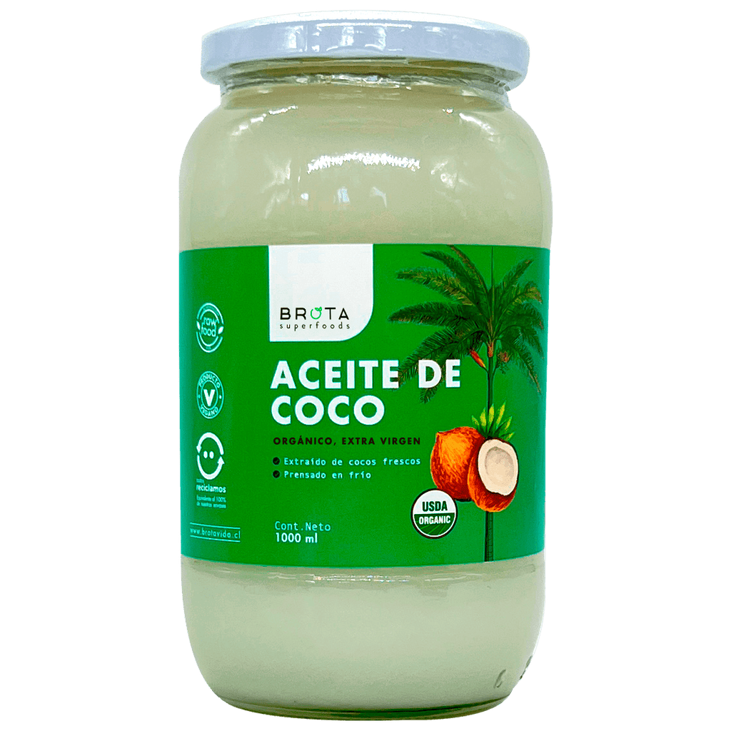 Aceite de Coco Orgánico Extra Virgen 1 lt