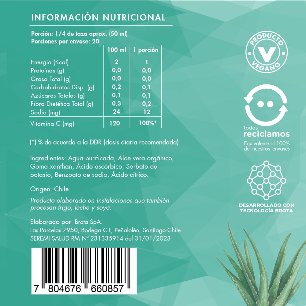 Gel de Aloe Vera 1 litro