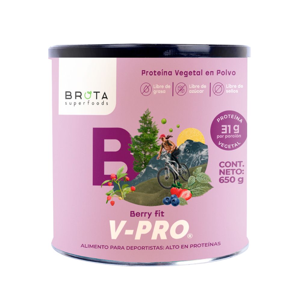 Proteína en polvo V-pro Berry Fit