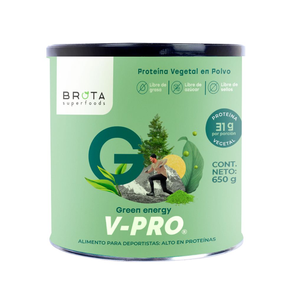 Proteína en polvo V-pro Green Energy