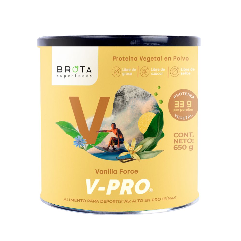 Proteína en polvo V-pro Vanilla Force