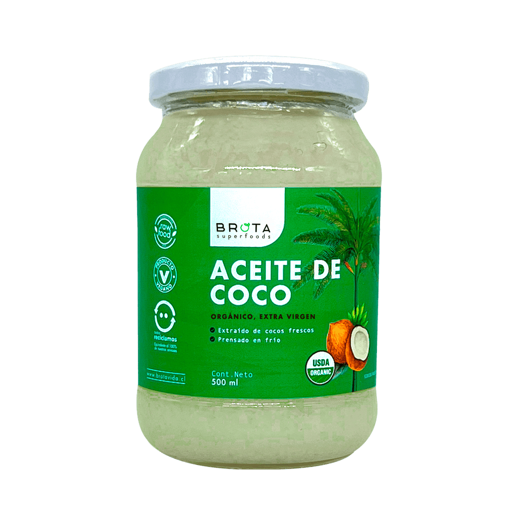 Aceite de Coco Orgánico Extra Virgen 500 ml