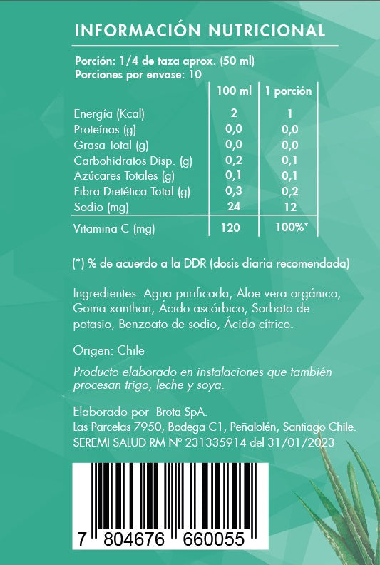 Gel de Aloe Vera 500 ml